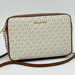 Michael Kors Large EW Crossbody Bag Vanilla